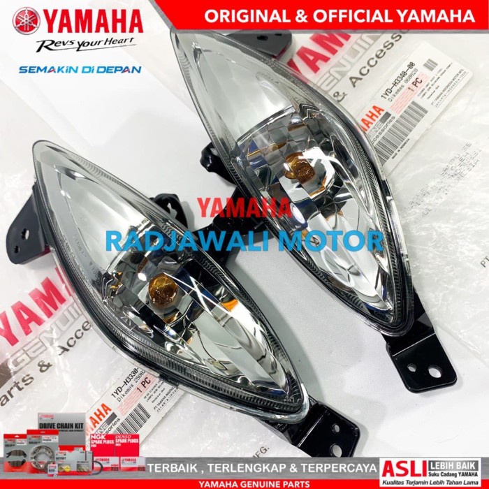 LAMPU SEN BELAKANG SET KANAN KIRI FINO FI , FINO 125 ASLI ORI YAMAHA {Property By Radjawali Part
