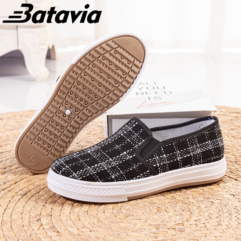 Penanganan Sisa  Batavia Sepatu  kanvas terbaru sepatu wanita kualitas pertama kasual fashion datar murah nyaman  F16 F17 F18 F19