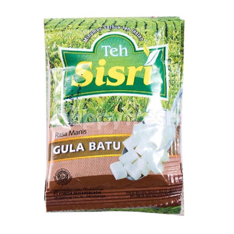 

Teh sisri isi 10 sachet satu renteng