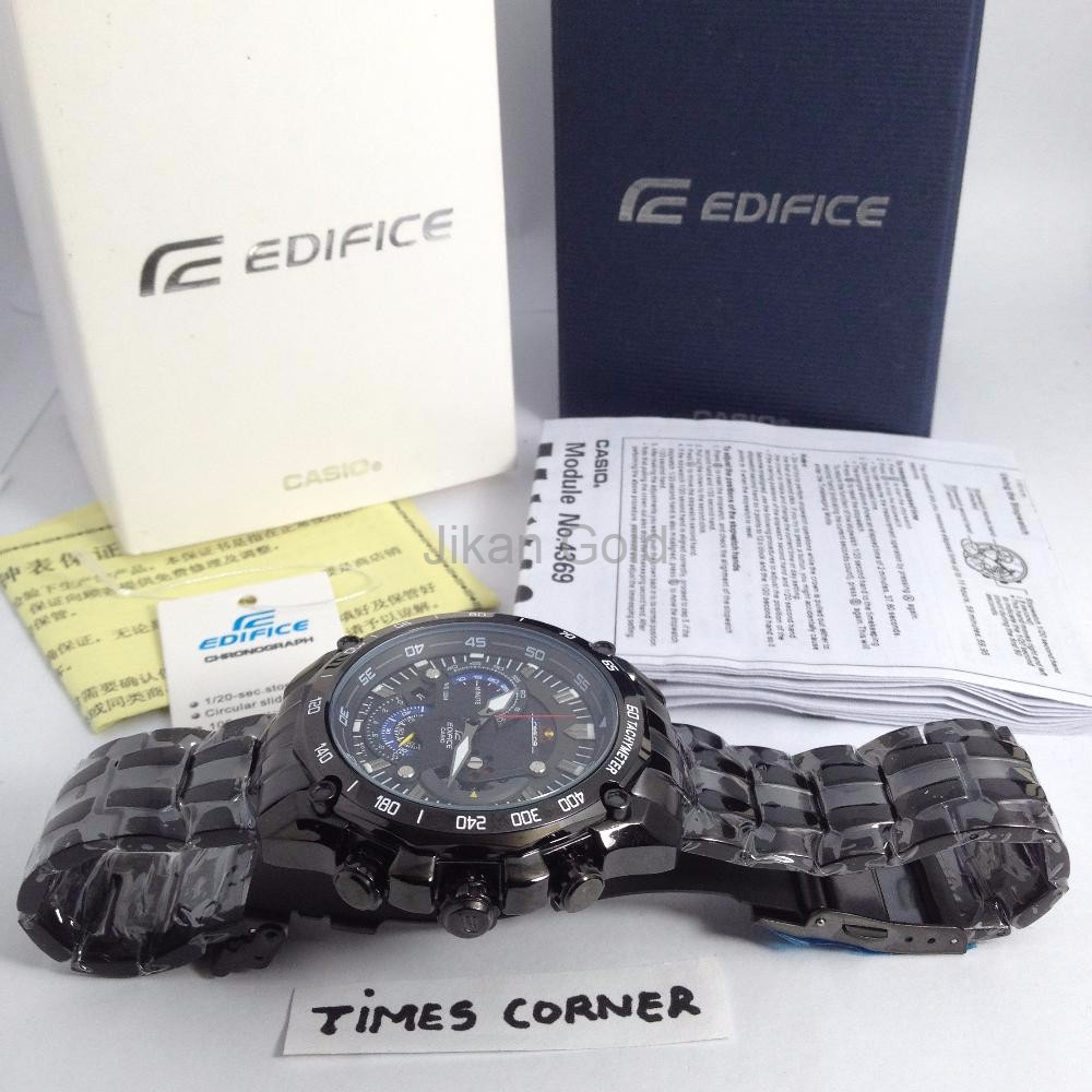 casio edifice ef550 black redbull ori BM garansi 1th