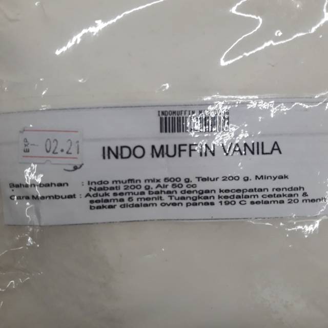 

Indo Muffin Vanilla 500gr