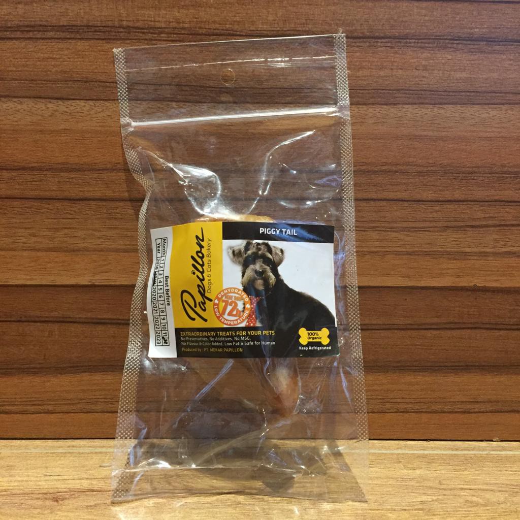 

PAPILLON Dog Snack Air Dried Pig Tail