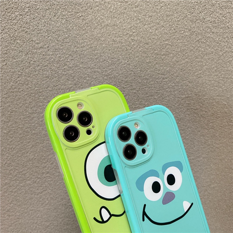 Case Motif Monster Mata Besar Untuk IPhone 11 12 13 Pro Max X XS Max XR 7 8 Plus