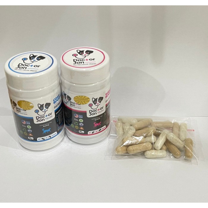 SALE VITAMIN PENGGEMUK KUCING & ANJING DR DOCTOR JON PLUS WEIGHT IMMUNE USA - 1/2botol isi 15