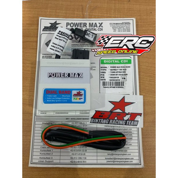 CDI BRT DUALBAND SATRIA FU OLD - TAHUN 2010 KEBAWAH