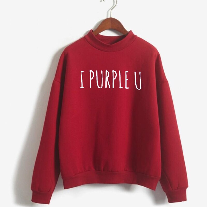 Hoodie Hodie I purple you jumbo bigsize wanita ukuran m l xl xxl xxxl xxxxl xxxxxl