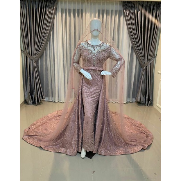 Gaun pengantin slim premium/wedding dress