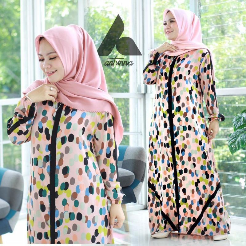 Dress Gamis Polka by ANTUNNA Original