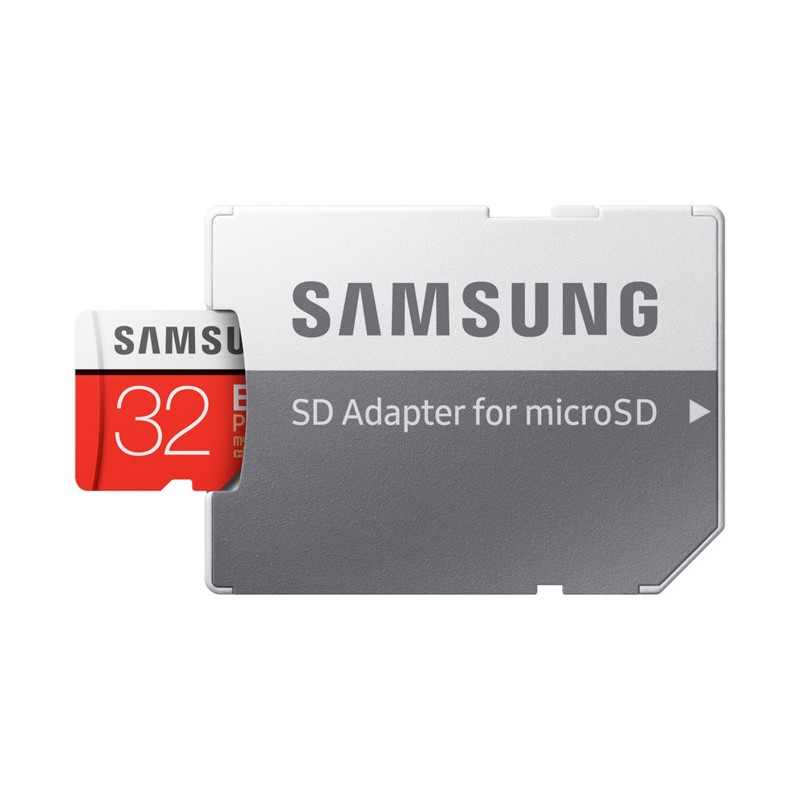 Samsung MicroSD Evo Plus 32GB Memory Card Micro SD 100MB/s UHS-i + FREE Adapter GARANSI RESMI 10thn