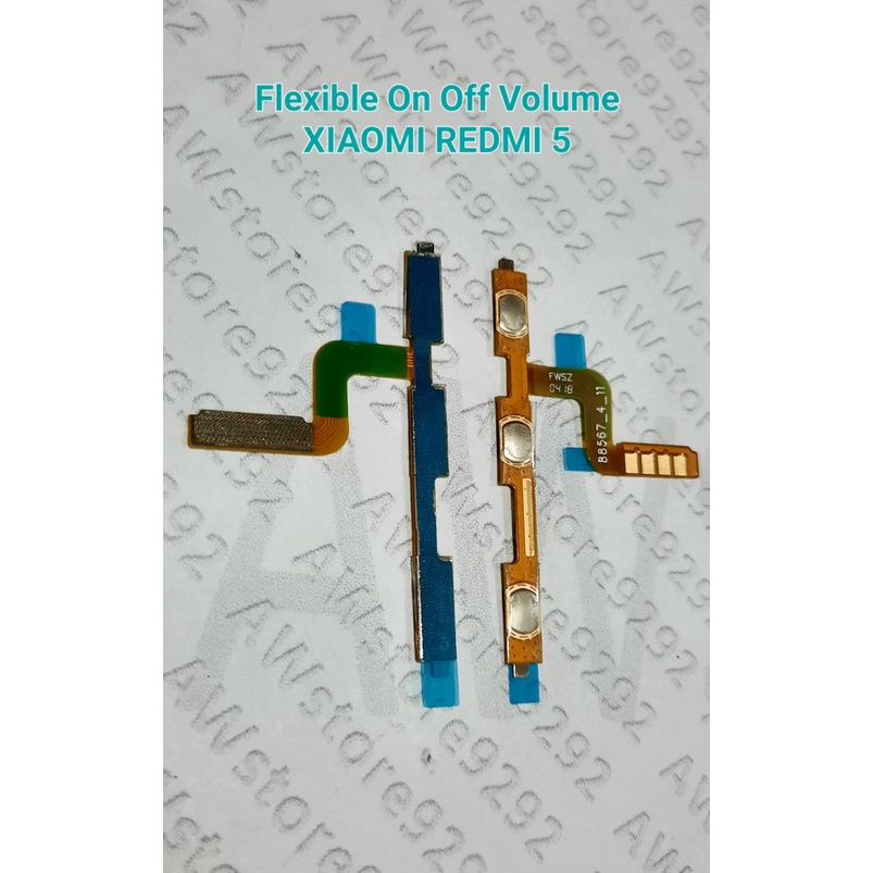 Flex Flexibel Flexible Power On Off Volume Xiaomi Redmi 5