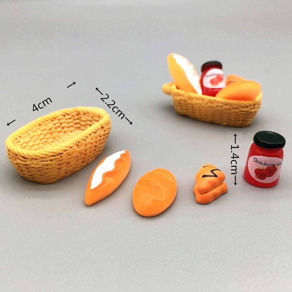 Lanfy Rumah Boneka Miniatur DIY Hadiah Untuk Anak Selai Berpura-Pura Bermain Mainan Model Dekorasi Rumah Boneka Kerajinan Aksesoris Dapur Mainan Anak