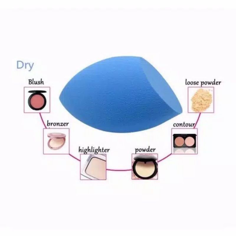 SPONGE MAKEUP COLORFULL SPONS BEAUTY BLENDER SUPER LEMBUT SPONS