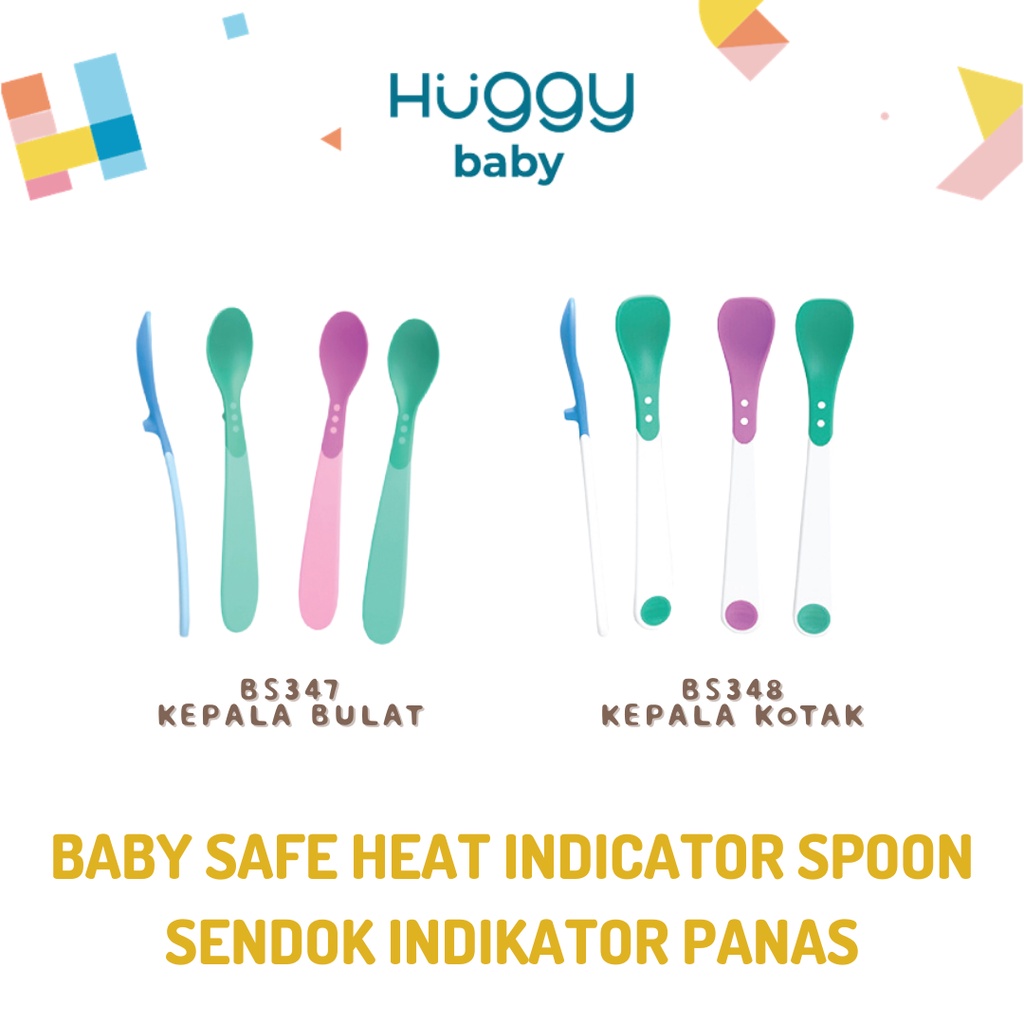 Baby Safe BS347 BS348 Heat Indicator Spoon | Sendok Indikator Panas