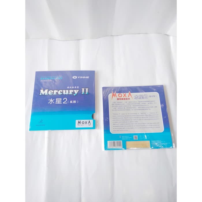 Terlaris Karet Bet + Pingpong Tenis Meja + Rubber Mercury II SPON 17MM Limited