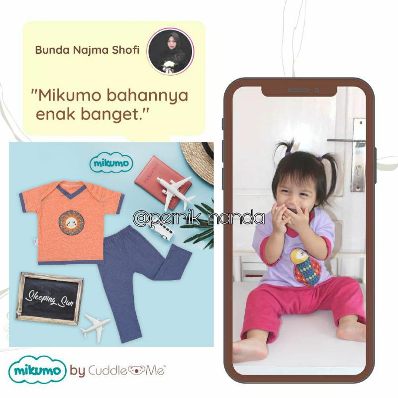 BAJU MIKUMO CUDDLE ME BANYAK MOTIF