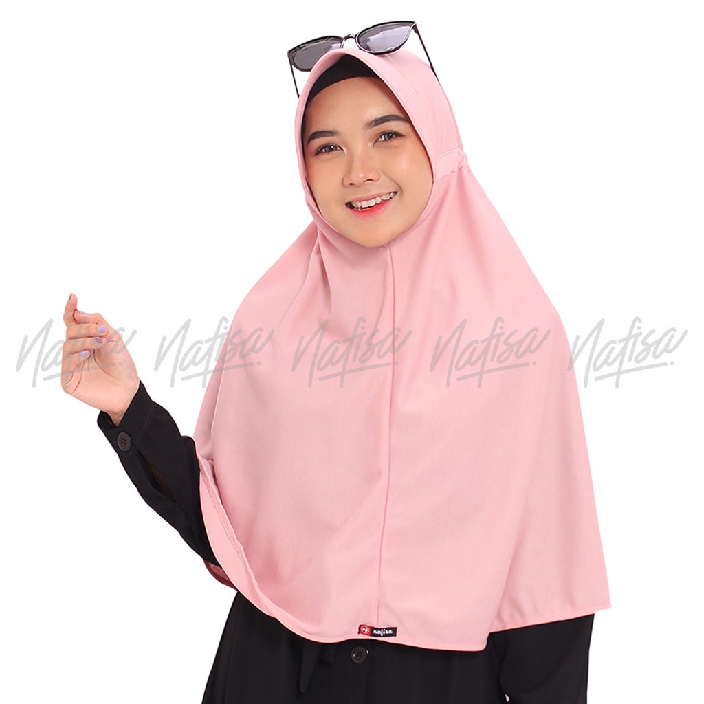 COD Promo Terlaris Jilbab Instan Serut Home Statis |Hijab Serut Santai L Pet Kecil Antem Kaos Khimar