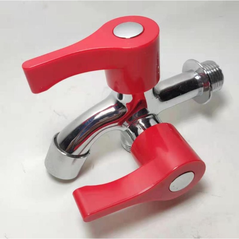 Kran Cabang Shower 1/2 inch / Keran Air Cabang Handle Warna Sesuai Selera
