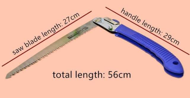 Gergaji kayu Lipat Portable Stainless steel Ringan Camping Hiking Fonded mini Sawa