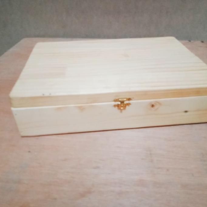 

Office & Stationery | Alat Tulis | Kotak Kayu Jati Belanda/ Wooden Box | Best Seller