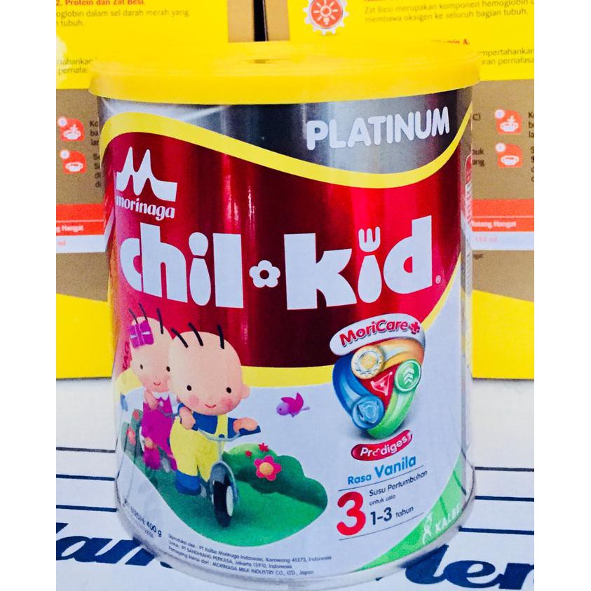 

Susu Morinaga Chil Kid Platinum Vanila 3 Isi 400 Gram