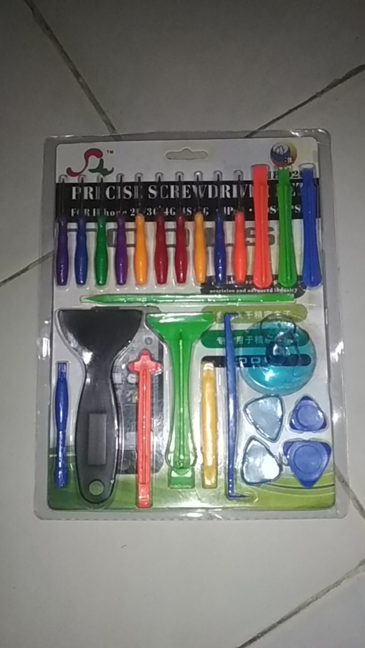 Obeng Peralatan Tol Servis Hp Handpone Satu Set Original