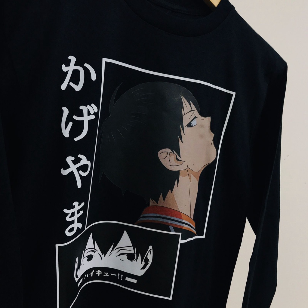 Longsleeve Kageyama Tobio Anime Manga Haikyuu Premium Unisex