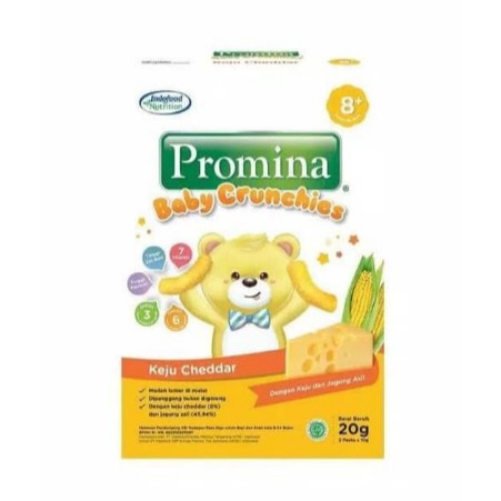 Promina Baby Chrunchies Keju Crunchy Snack Bayi Anak Keju