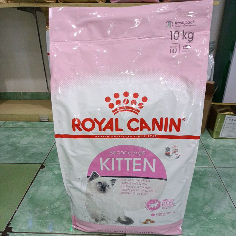 Grab/Gojek  Royal Canin KITTEN 36 Second Age kemasan 10kg Freshpack