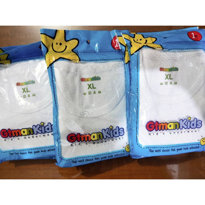 OBLONG ANAK GT MAN KID GTMK 03 / OBLONG  GT KID ANAK UNISEX OBLONG GTMAN PUTIH ANAK PASTI ORI PASTI READY