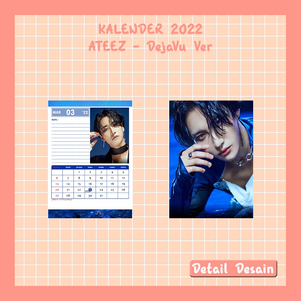 

P.O Kalender Meja 2022 | ATEEZ - Zero : Fever Part 3 Edition