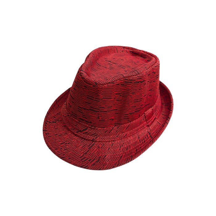 Topi fedora cowboy hat fedora linen merah houseofcuff