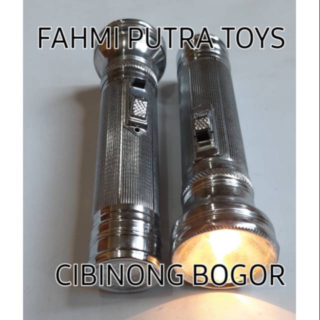 ANTIK  SENTER JADUL ALUMUNIUM TANGGUNG PLUS 2 BATERAI