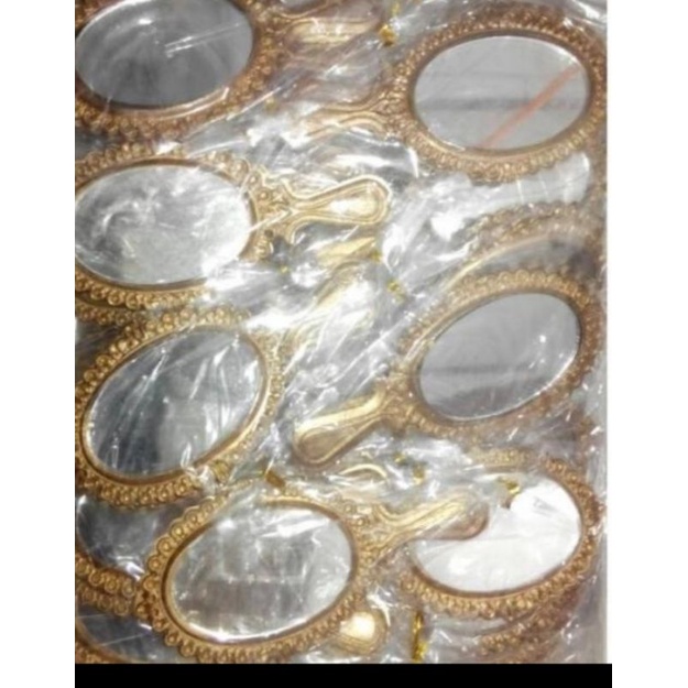 souvenir pernikahan murah unik dan menarik kaca oval kemasan plastik isi 50