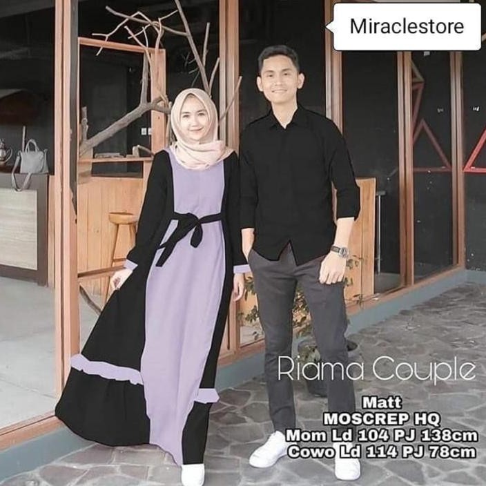 Riama Couple Baju Couple Trendy Baju Couple Termurah Fashion Muslim 2020 Ootd Kondangan Kekinian Shopee Indonesia