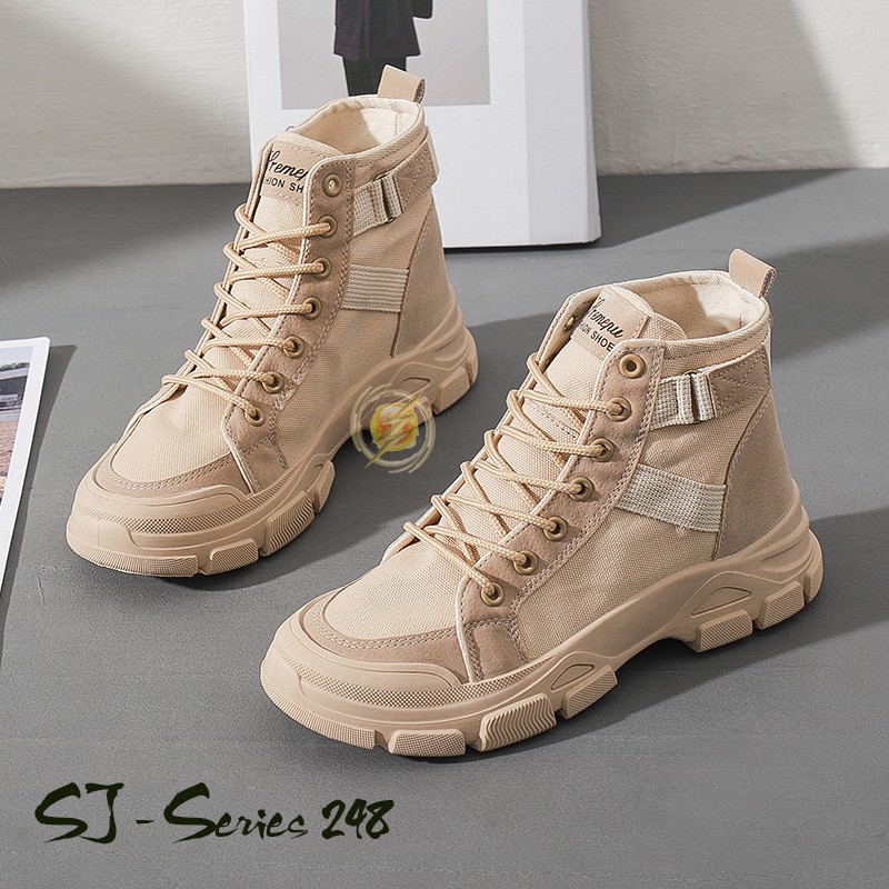 [OOS] Sepatu Sneakers Boots Wanita ROSE Kualitas Import Premium - 248