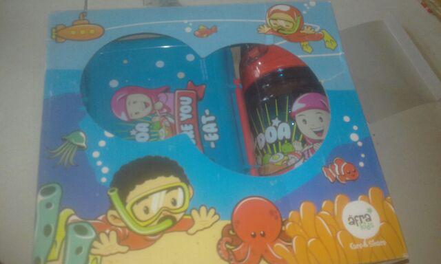 [sale]afra Kids Kotak Makan Lunchset Tempat Bekal Anak- Kotak Makan Anak Perempuan