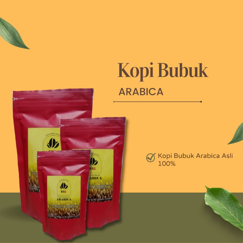 

Kopi Bubuk Arabika 200 Gram - Cita Rasa Khas Ledug