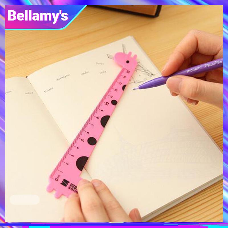 

COD ❤️ Penggaris Pengaris Plastik 15cm Stationary Stationery Alat Tulis Sekolah Kantor Karakter Lucu Unik Motif Jerapahs-Bellamy's