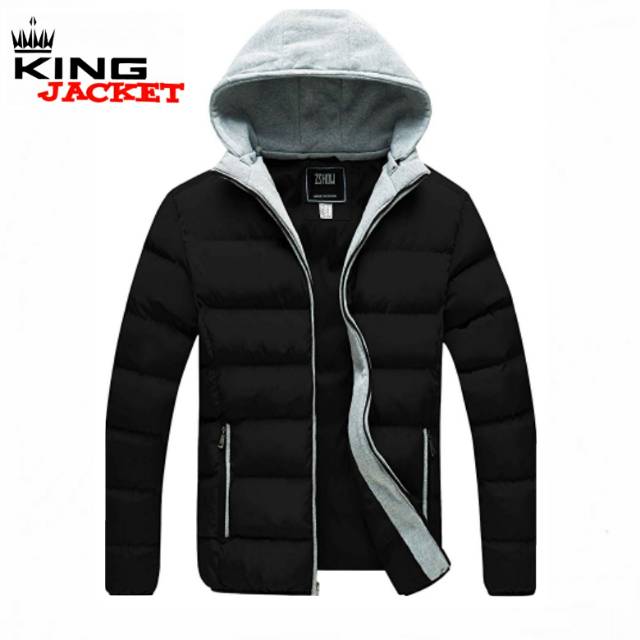jaket hoodie pria musim dingin/jaket winter coat