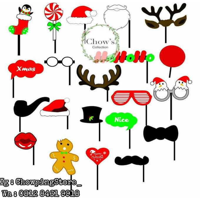 PHOTOBOOTH MERRY CHRISTMAS / PHOTO PROPERTY NATAL SINTER CLAUS