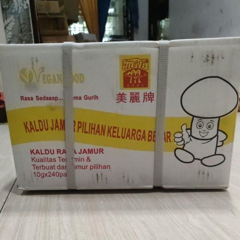 

Kaldu Jamur Mili 10 gr (KARTON)