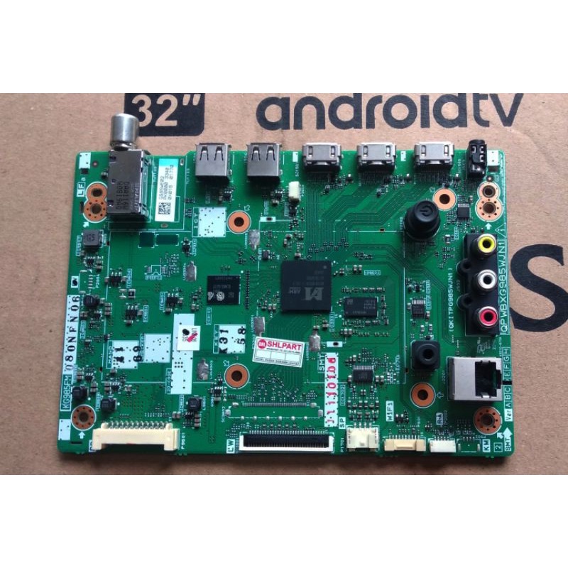 LIKE NEW mainboard mesin tv SHARP 2T-C32BG1I MB ANDROID TV 2TC32BG1I