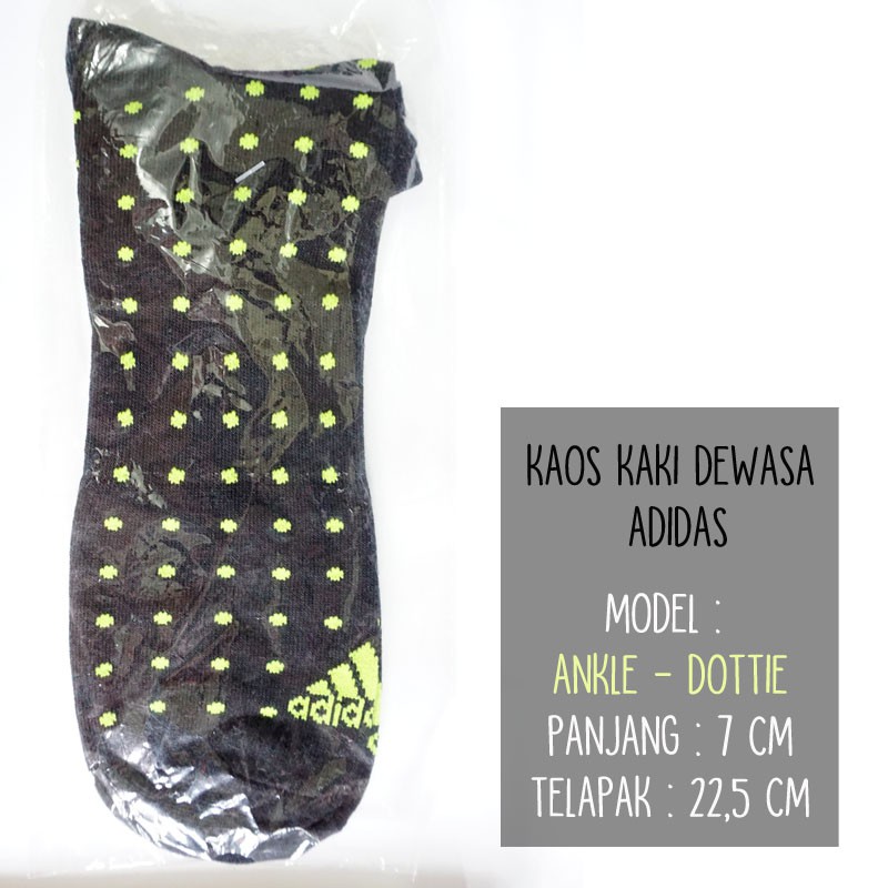  KAOS  KAKI  DEWASA ADIDAS  DOTTIE ORIGINAL Shopee Indonesia