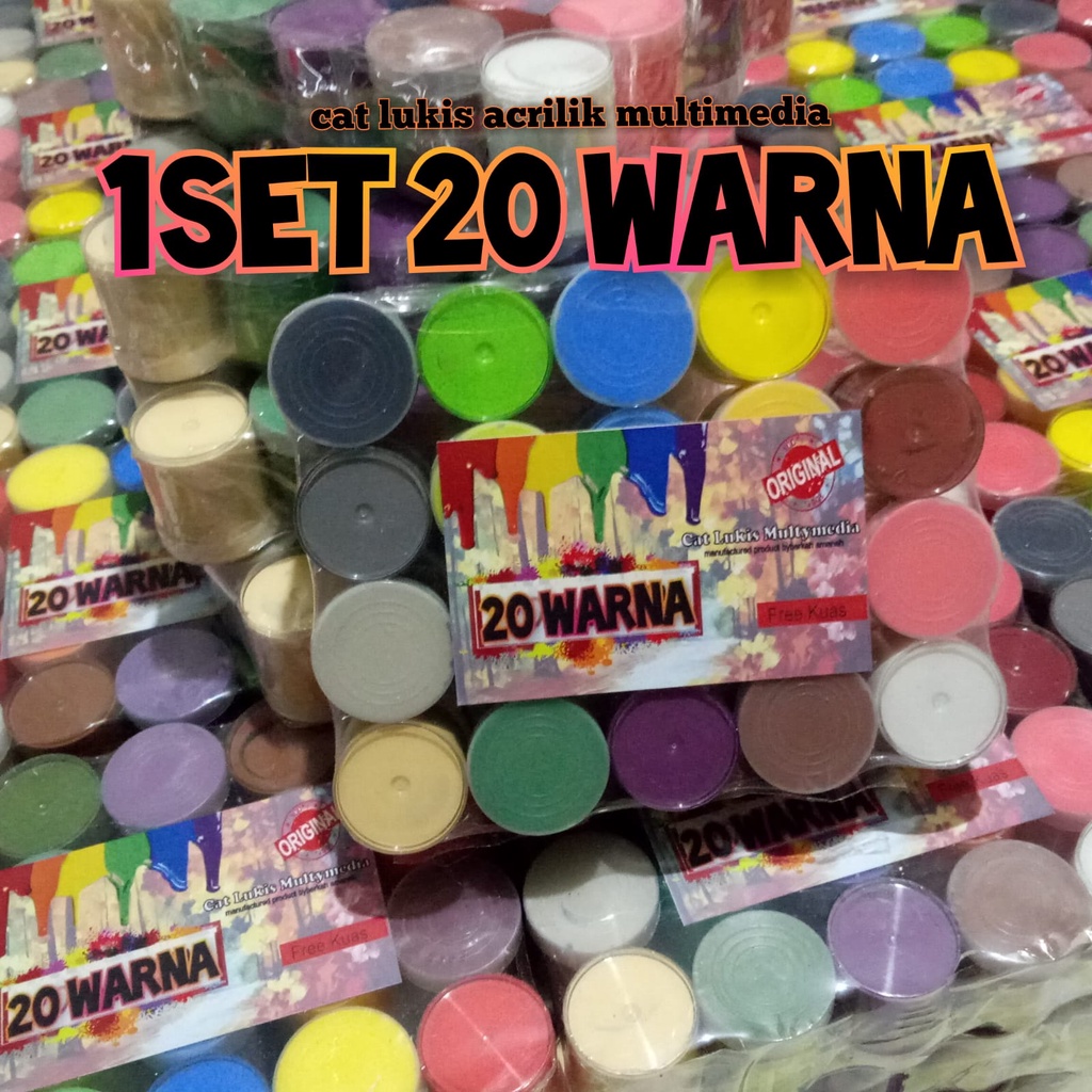 

H7Y 1 set 20colors acrilik