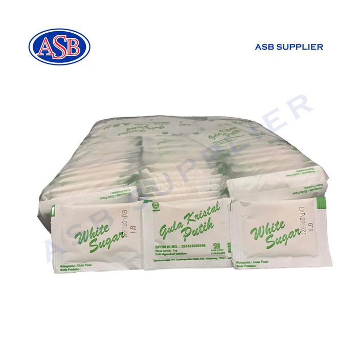 

White Sugar Sachet / Gula Putih (250 pcs) BERKUALITAS