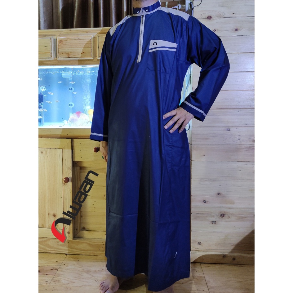 Jubah/Gamis Alwaan Pakaian Muslim Pria Dewasa