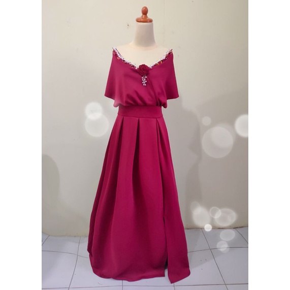 Gaun prewedding pesta dress promnight maternity DISEWAKAN