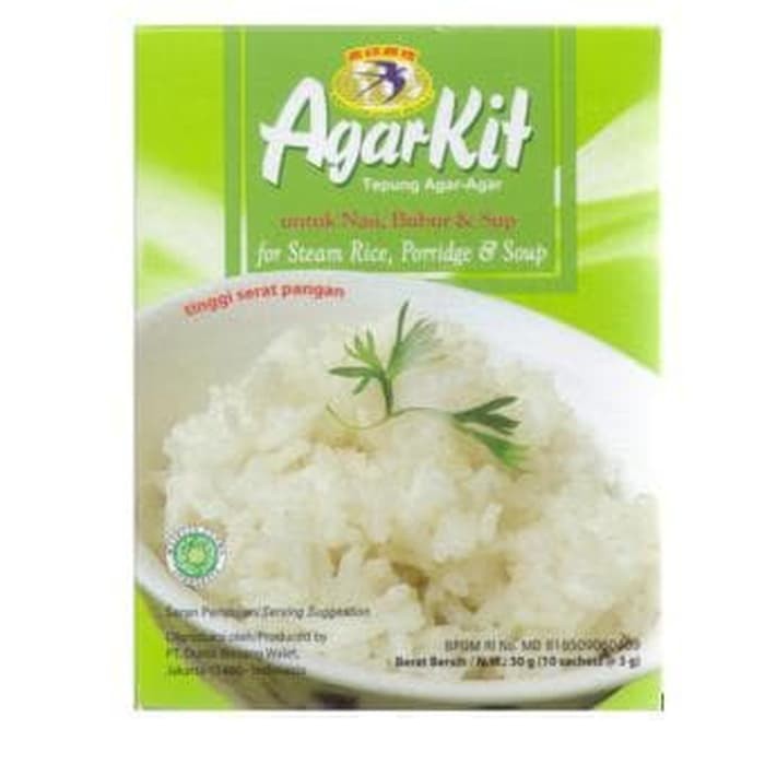 

Swallow Globe Agar Kit Tepung AgarAgar Sachet 3gram x2pcs