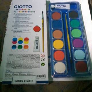  Cat  air  Water Colour 12 warna merk  Giotto Shopee Indonesia