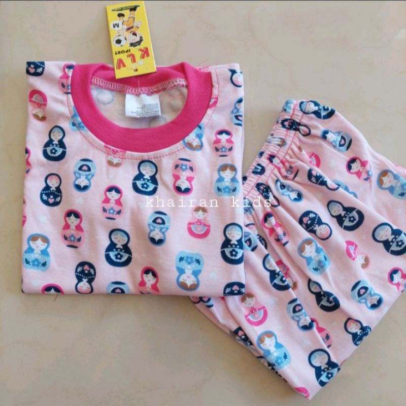 Setelan Kaos Anak Laki Laki Cowok Baju Setelan Anak Pria Cewek Motif Umur 1 2 3 4 5 Thun